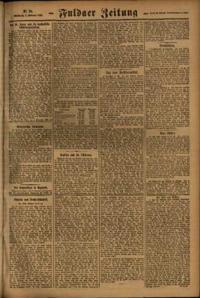 Zweite Ausgabe vom Mittwoch, den 01. Februar 1922.