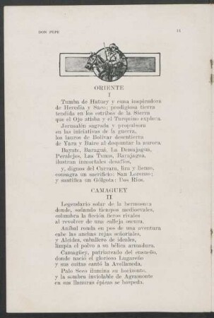 [Poemas sobre las provincias cubanas y Cuba]