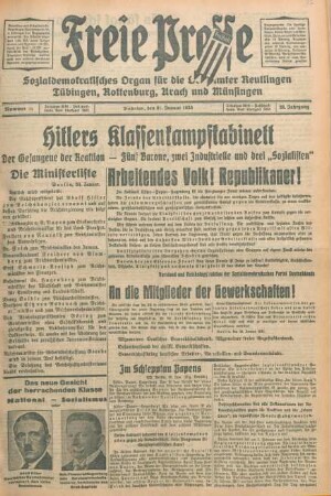 Freie Presse 1933 (Nr. 25)