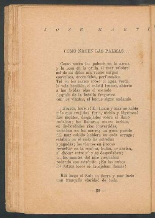 Cómo nacen las palmas