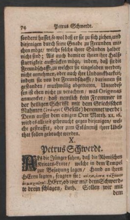 X. Petrus Schwerdt