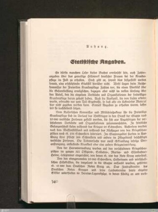 Anhang: Statistische Angaben