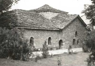Batak südwestlich von Plovdiv in den Rhodopen, Bulgarien. Blutkirche (nationale historische Gedenkstätte zu Beginn des Befreiungskrieges gegen das Türkenjoch)