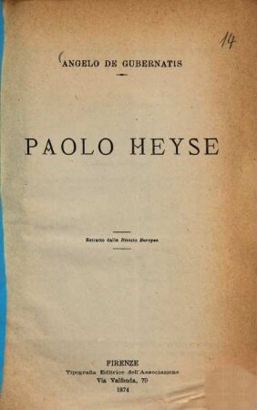 Paolo Heyse