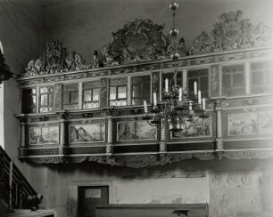 Kleinbautzen, Kirche, Inneres, Herrschaftsloge