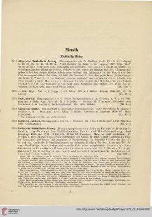 Zeitschriften (Nr. 3719 - 3735)