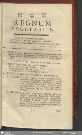 Regnum Vegetablile
