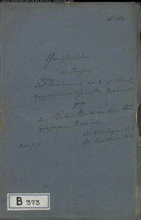 Brinkmeier zu Wendlinghausen gegen Witwe Rieke Nr. 10 zu Stumpenhagen