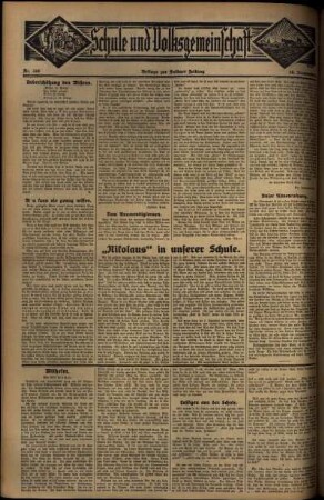 Vierte Ausgabe vom Sonntag, den 16. November 1930.