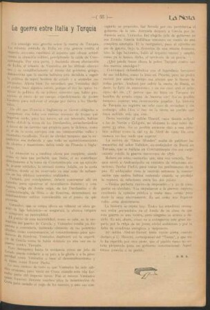 La guerra entre Italia y Turquía
