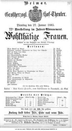 Wohlthätige Frauen