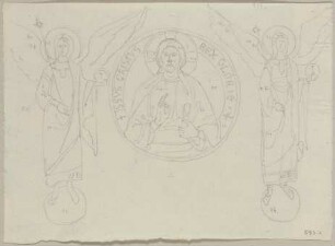Von dem Deckengemälde des Langschiffs in der oberen Kirche von San Francesco in Assisi von Cimabue