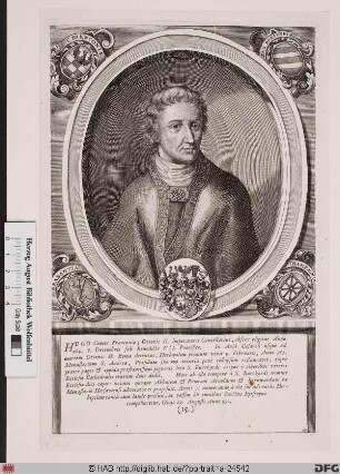 Bildnis Hugo, 984-990 Bischof von Würzburg