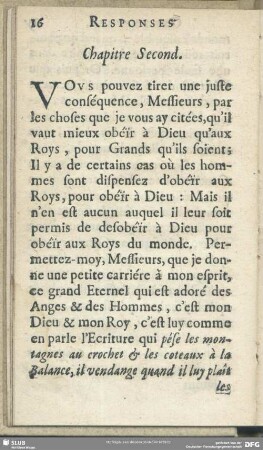 Chapitre Second