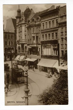 Stettin. Kohlmarkt.
