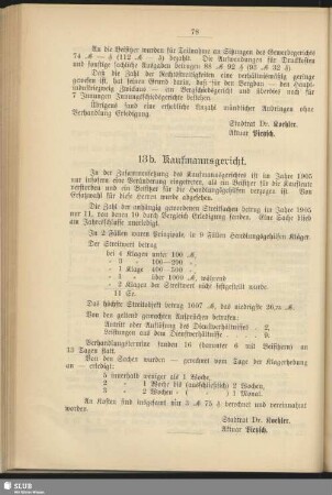 13b. Kaufmannsgericht