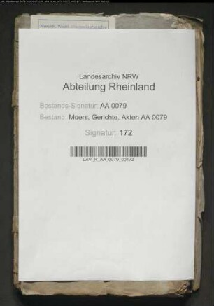 Maria Rosina Freifrau von Hollinghausen, geb. von Metternich, gegen ihre Stieftochter Freifrau von Cloudt zu Lauersfort, Bloemersheim und Solbrüggen, wegen Forderungen der Ersteren auf Bloemersheim