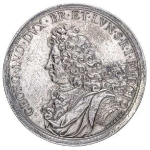 Medaille auf Kurfürst Georg Ludwig von Braunschweig-Lüneburg
