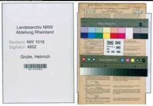 Entnazifizierung Heinrich Grube , geb. 12.09.1899 (Maurer)