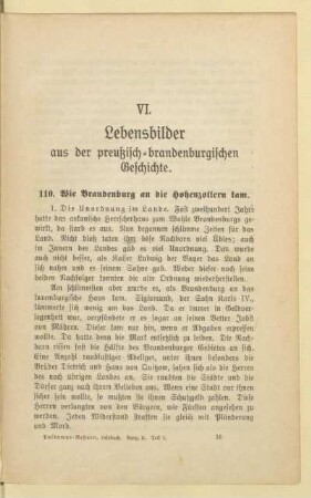 VI. Lebensbilder