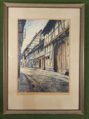 Federzeichnung / Einbeck, Wolperstraße / R. Ullmer