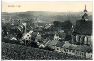 Rochlitz. Blick auf Rochlitz