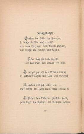 Sinngedichte.
