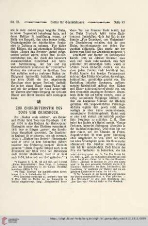 Zur Charakteristik des Joos van Eraesbeek