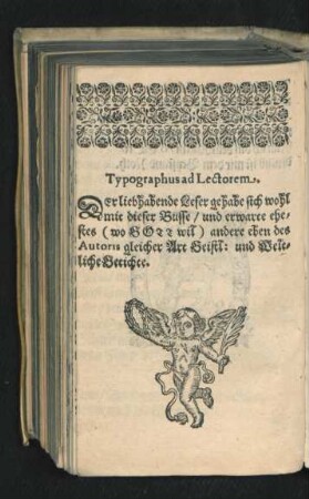 Typographus ad Lectorem.