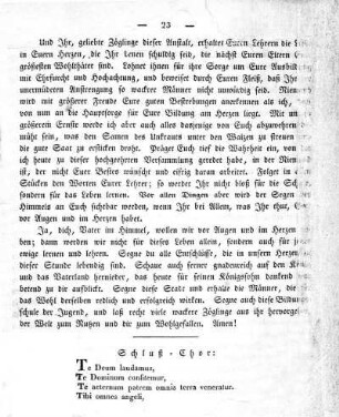 Schluß-Chor