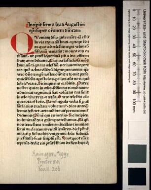 Sermo super orationem dominicam. Expositio super symbolum. De ebrietate