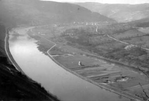 Mosel vor Ausbau bei Traben-Trarbach