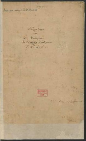 Variationen; cemb; B-Dur; CzaR 5