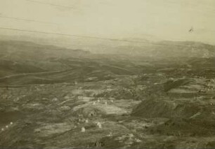 Italien, Sizilien, Comitini, Blick auf das Schwefelgebiet