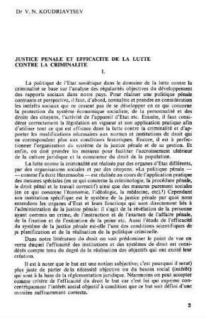 3-12, Justice pénale et efficacité de la lutte contre la criminalité