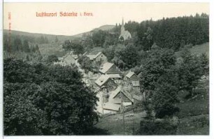 Schierke. Blick auf Schierke