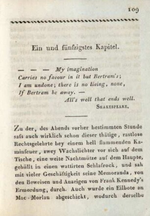 Ein und fünfzigstes Kapitel