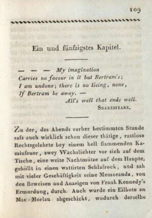 Ein und fünfzigstes Kapitel