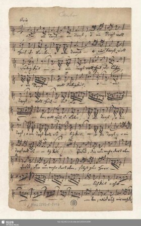 Canto [nur Solo, transp.]