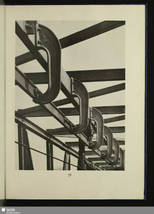 Laufschiene einer Seilbahn. Mathilden-Höhe bei Bad Harzburg