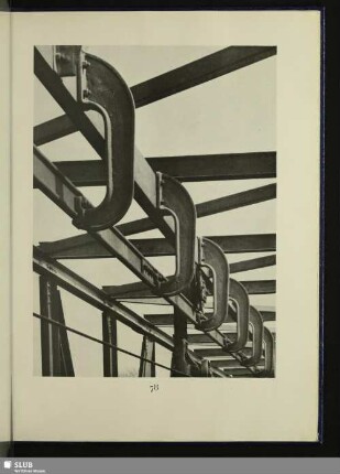 Laufschiene einer Seilbahn. Mathilden-Höhe bei Bad Harzburg