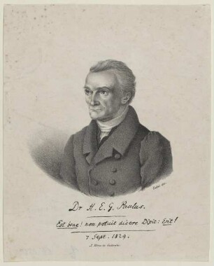 Bildnis des Heinrich Eberhard Gottlob Paulus