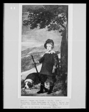 Der Infant Don Balhasar Carlos als Jäger
