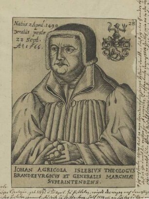 Bildnis des Iohan Agricola