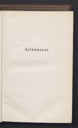 Goldmünzen