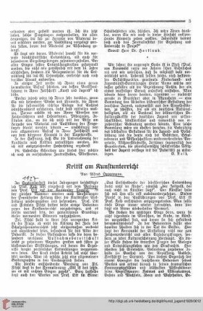 N.F. 8.1928 S. 5-8: Kritik am Kunstunterricht