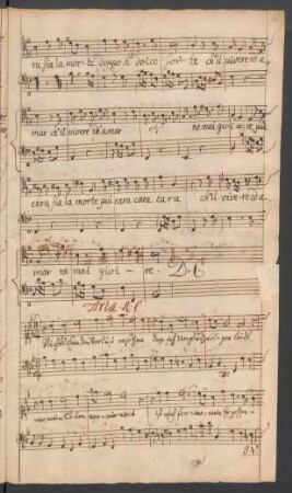 Procris und Cephalus. Einlagen. Arr; S, b