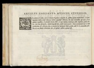 Vorwort an die Musikstudierenden von Angelo Gardane
