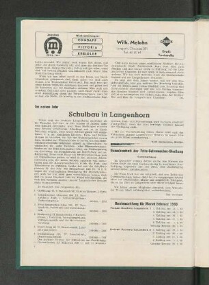 Rentenzahlung für Monat Februar 1963