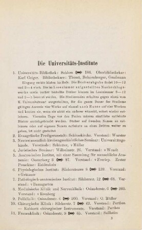 33-35, Die Universitäts-Institute
